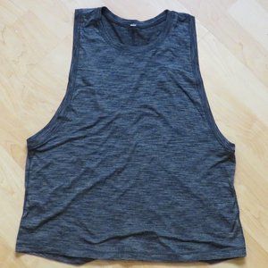 Lululemon Dark Heathered Grey Muscle Tank